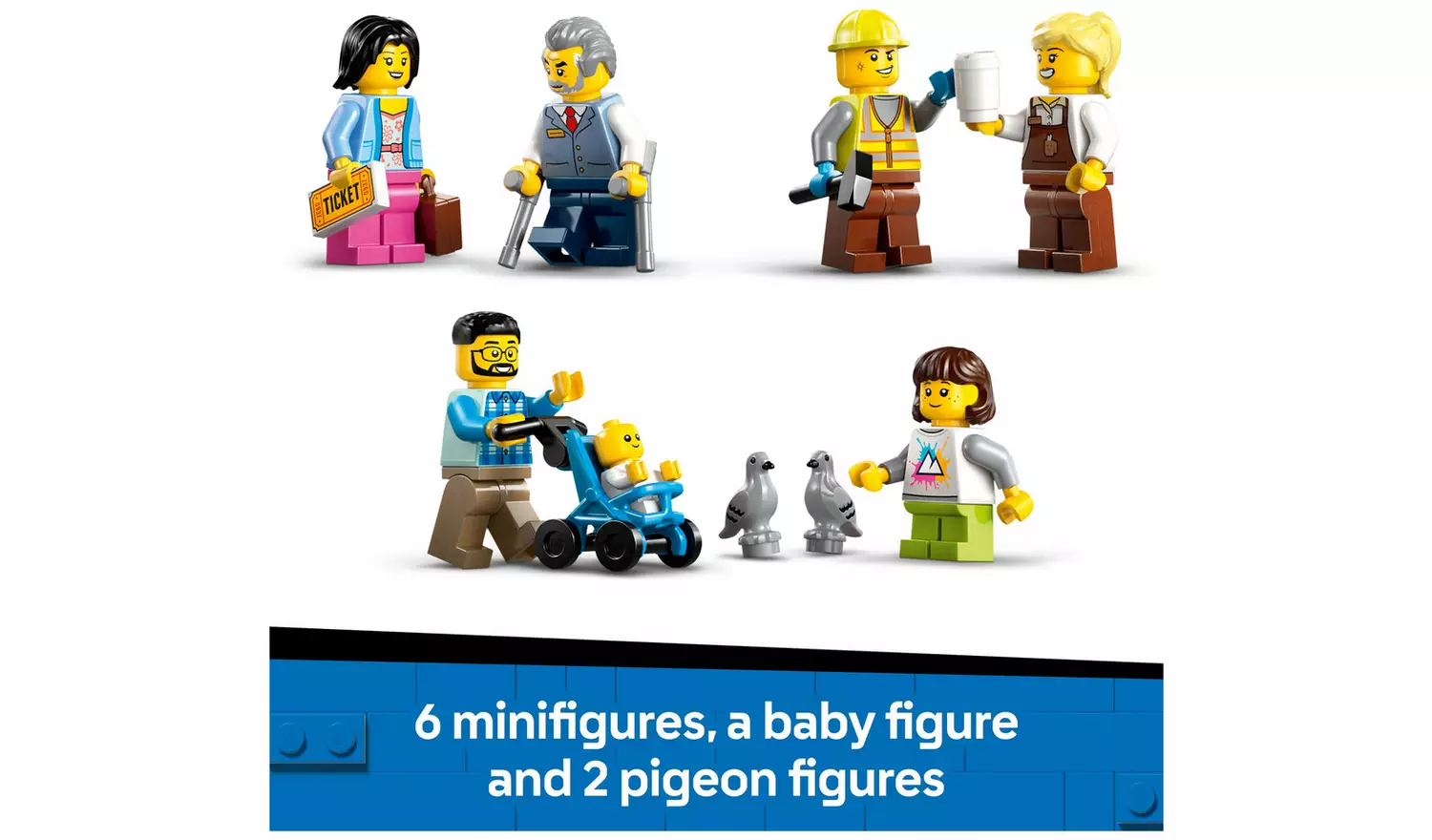 LEGO City Central Train Station Construction Toy Set 60469