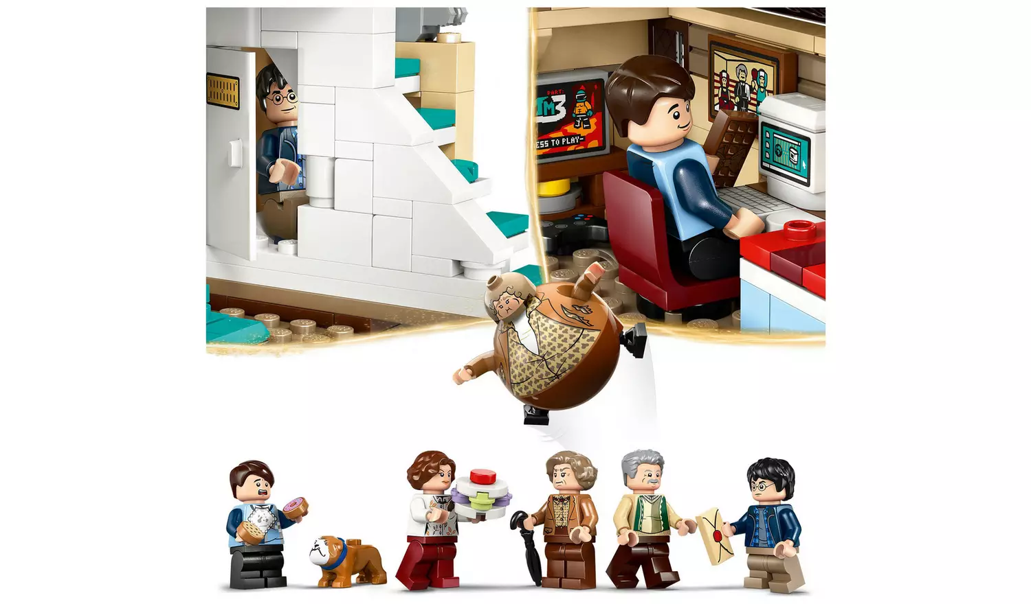 LEGO Harry Potter Privet Drive: Aunt Marge's Visit Set 76451