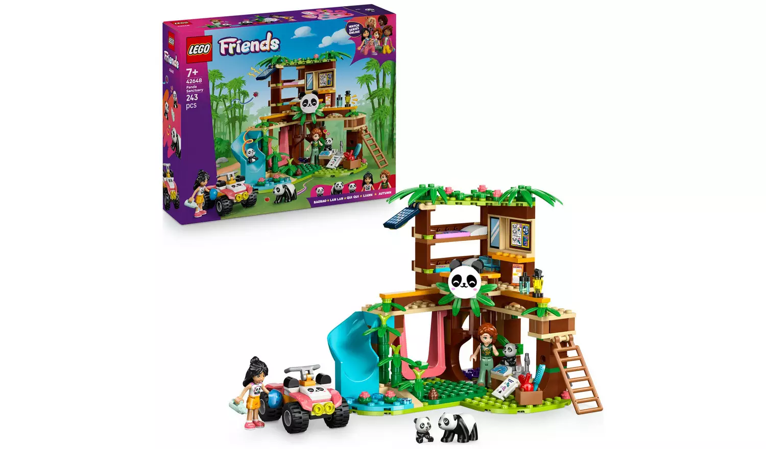 LEGO Friends Panda Sanctuary Animal Care Toy for Kids 42648