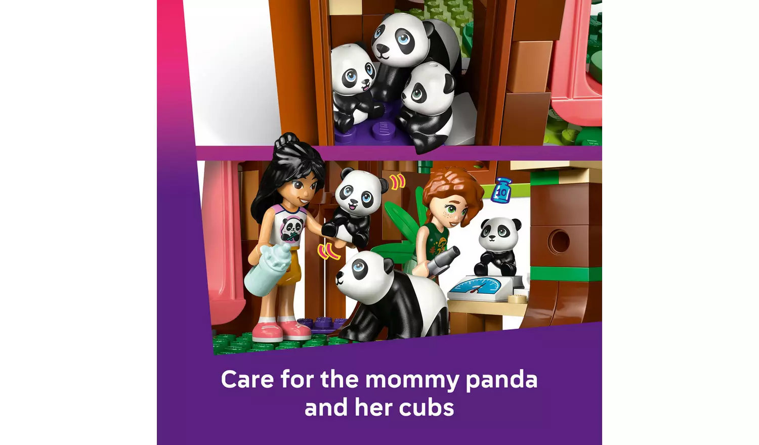 LEGO Friends Panda Sanctuary Animal Care Toy for Kids 42648