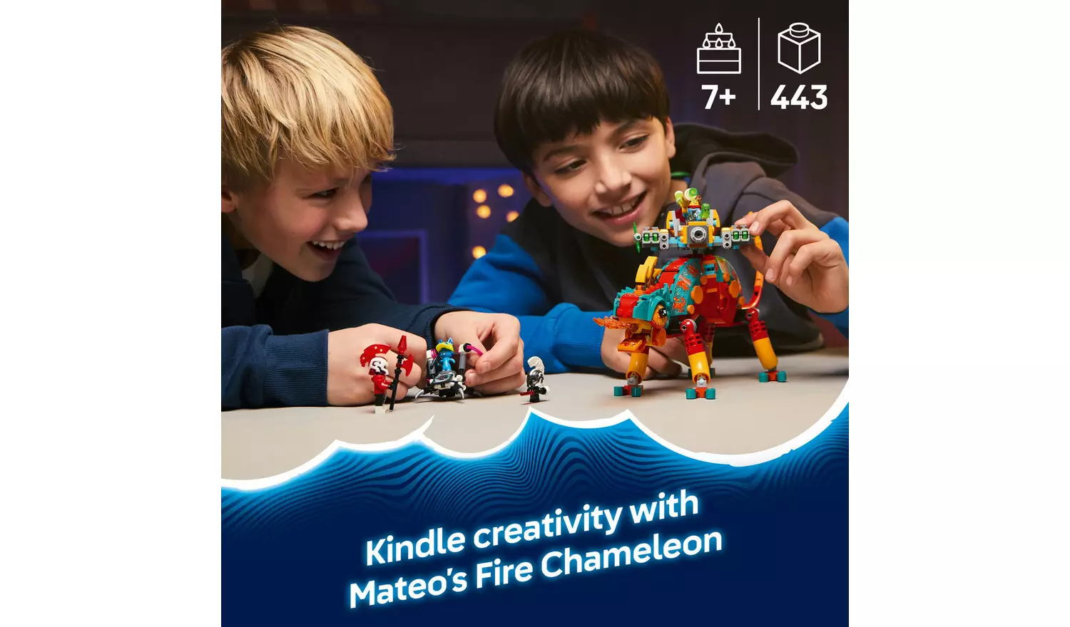 LEGO DREAMZzz 2in1 Mateo's Fire Chameleon Creative Toy 71492