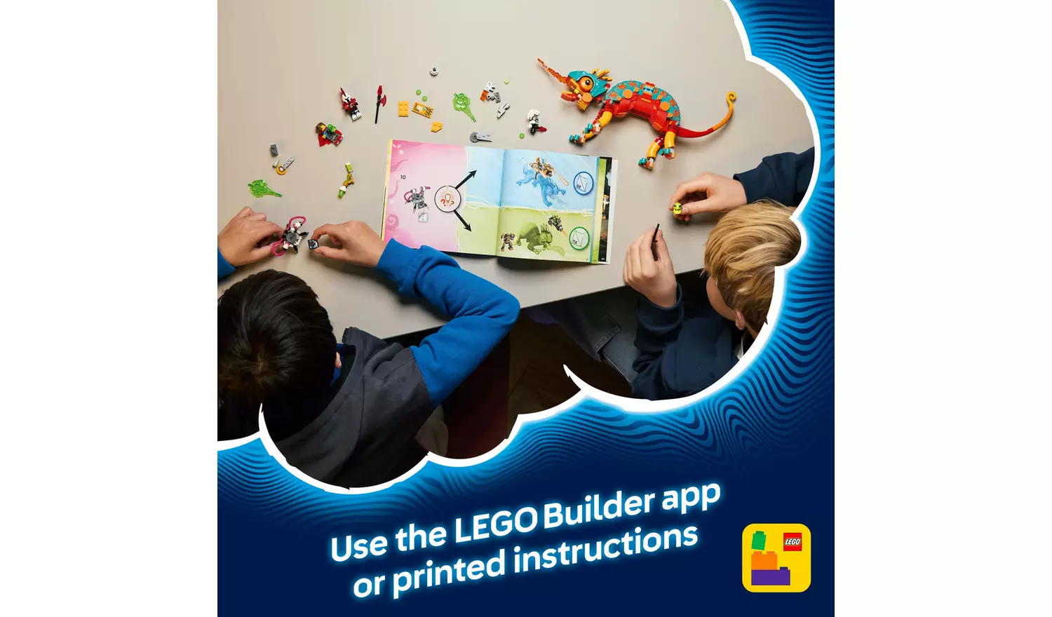 LEGO DREAMZzz 2in1 Mateo's Fire Chameleon Creative Toy 71492