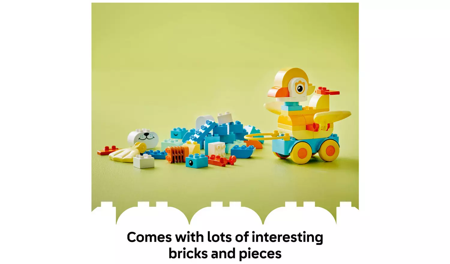 LEGO DUPLO 3in1 Animals on Wheels Building Toy Playset 10448