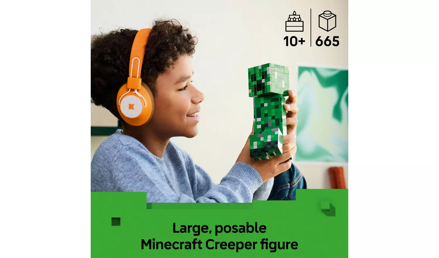 LEGO Minecraft The Creeper Figure Building Toy Set 21276