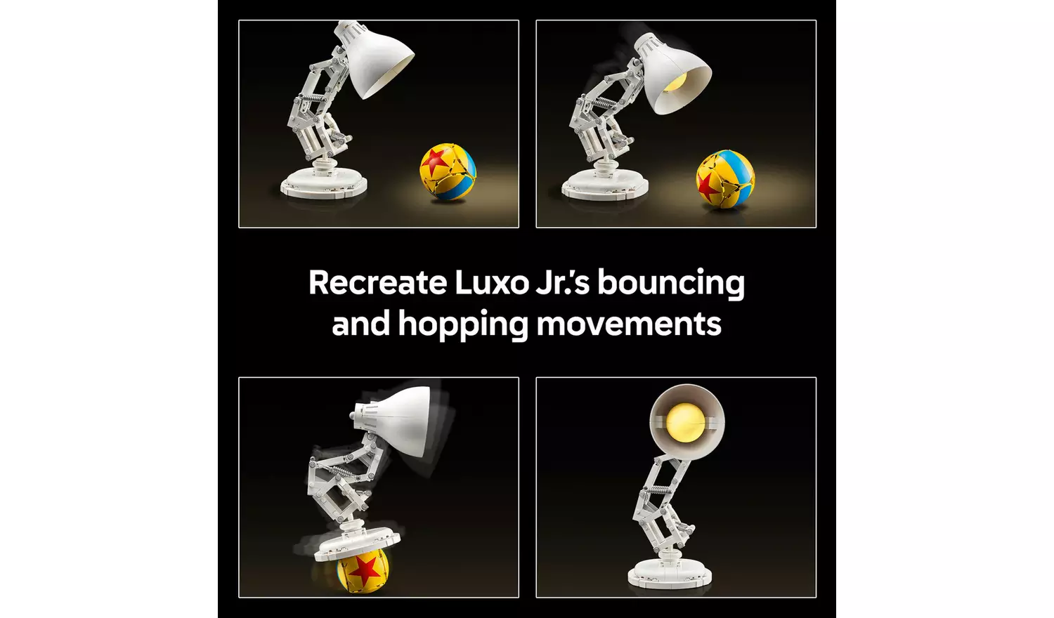 LEGO Ideas Disney Pixar Luxo Jr. Set for Adults 21357