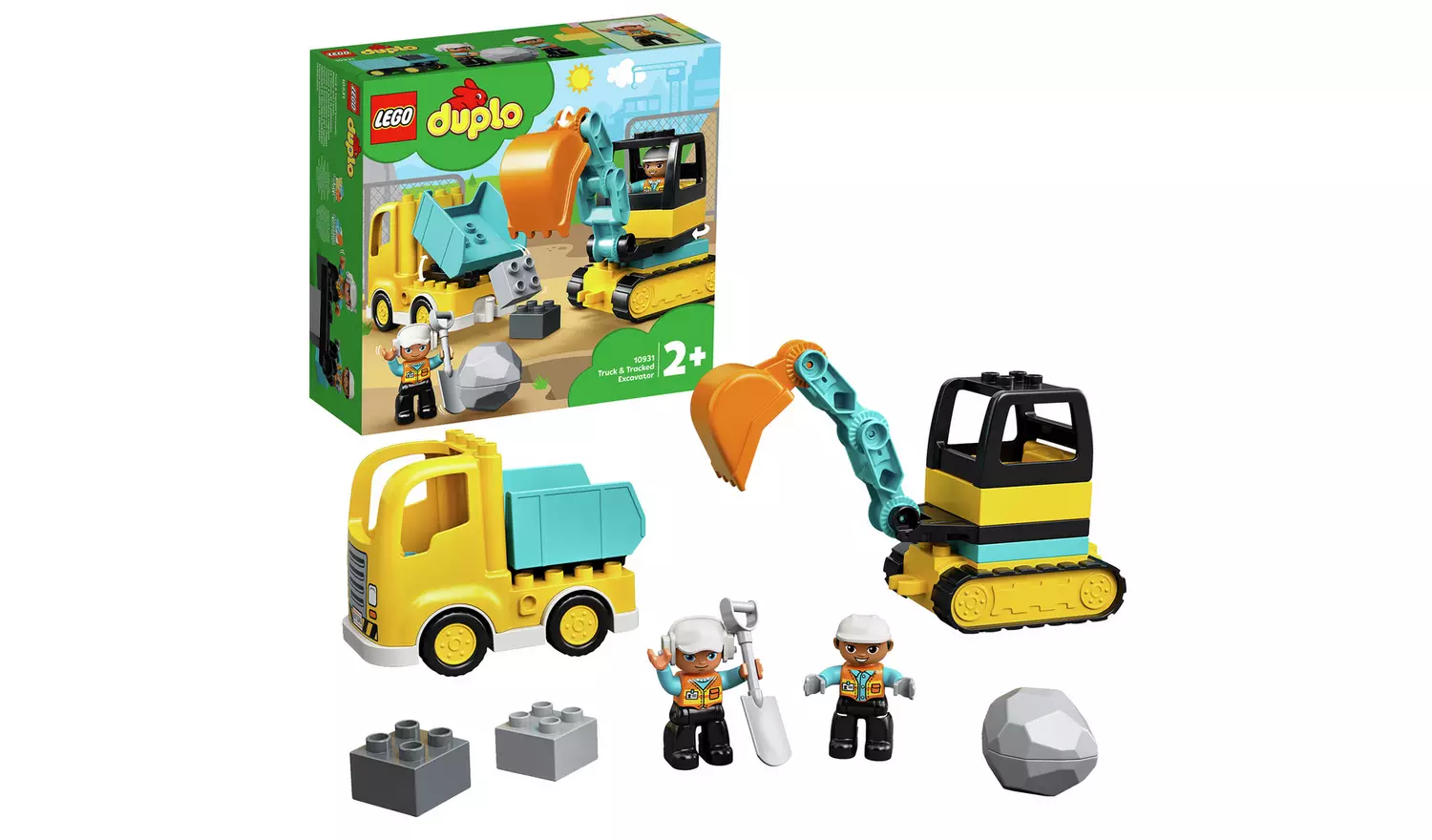 LEGO DUPLO Town Truck & Tracked Excavator Set 10931