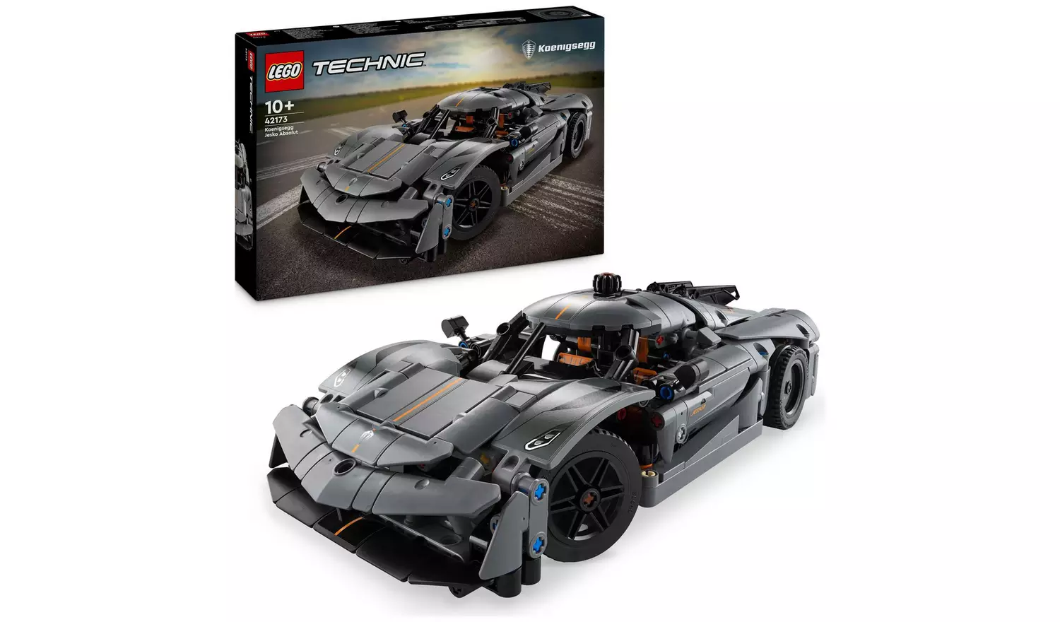 LEGO Technic Koenigsegg Jesko Absolut Grey Hypercar 42173