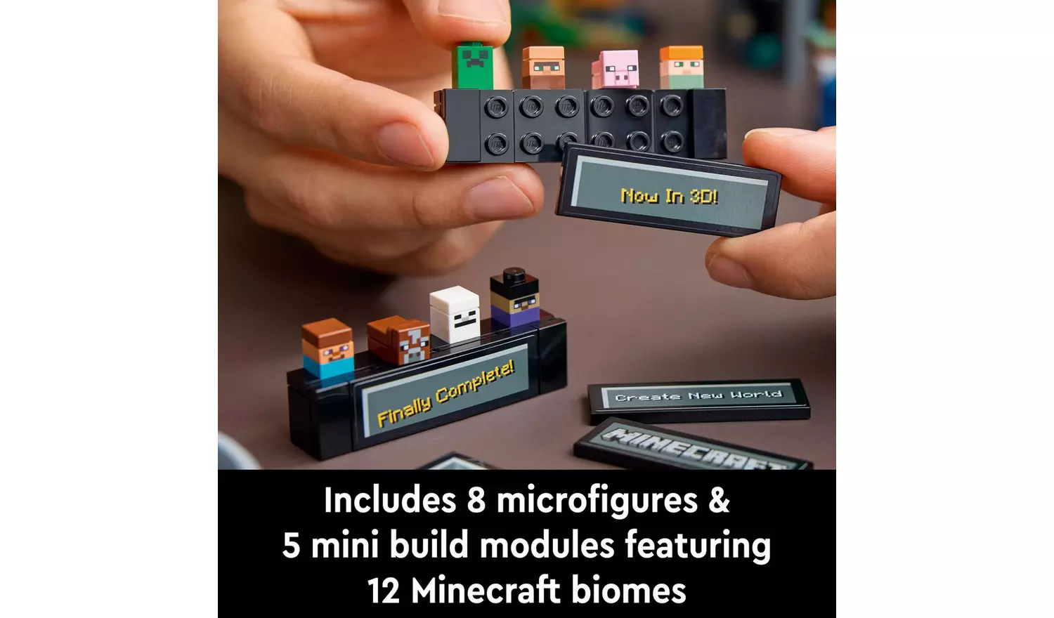 LEGO Minecraft The Crafting Table model Set for Adults 21265