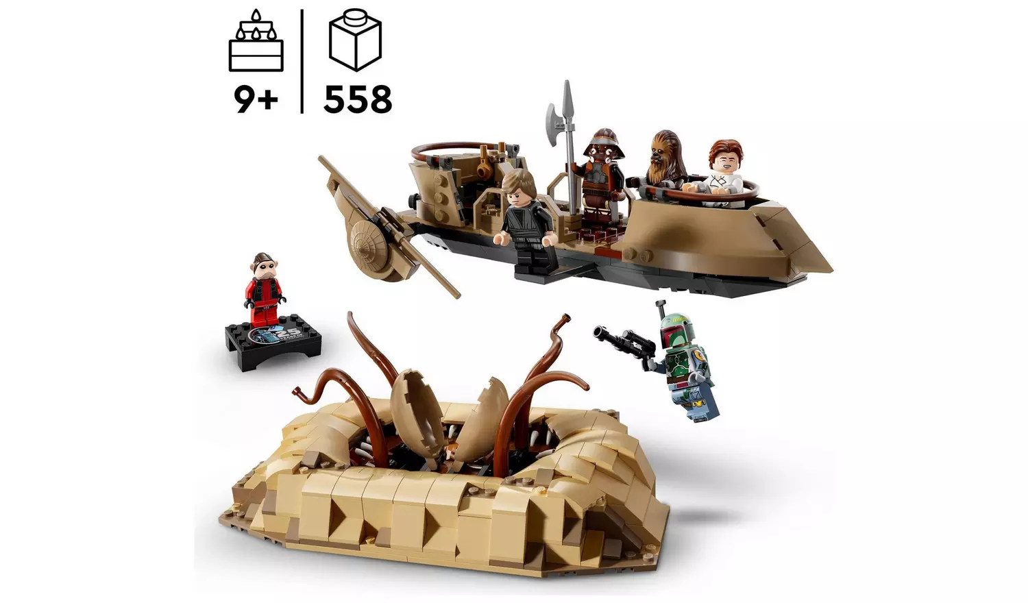 LEGO Star Wars Desert Skiff & Sarlacc Pit Building Toy 75396