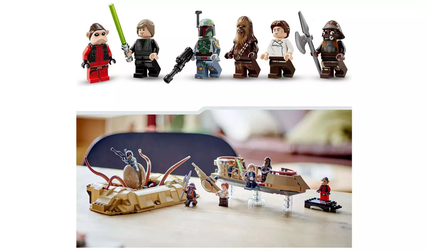 LEGO Star Wars Desert Skiff & Sarlacc Pit Building Toy 75396