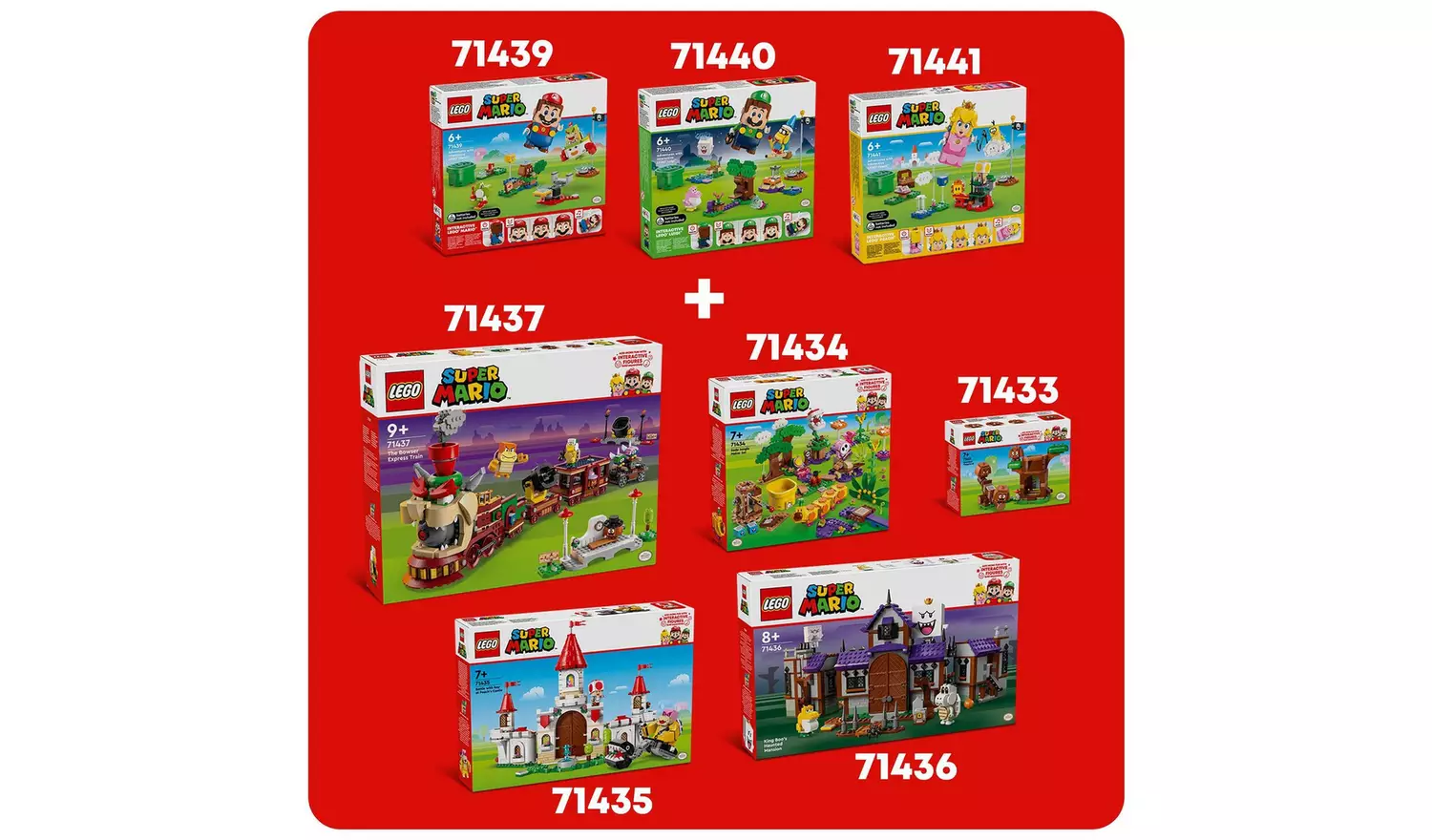 LEGO Super Mario King Boo's Haunted Mansion Set 71436