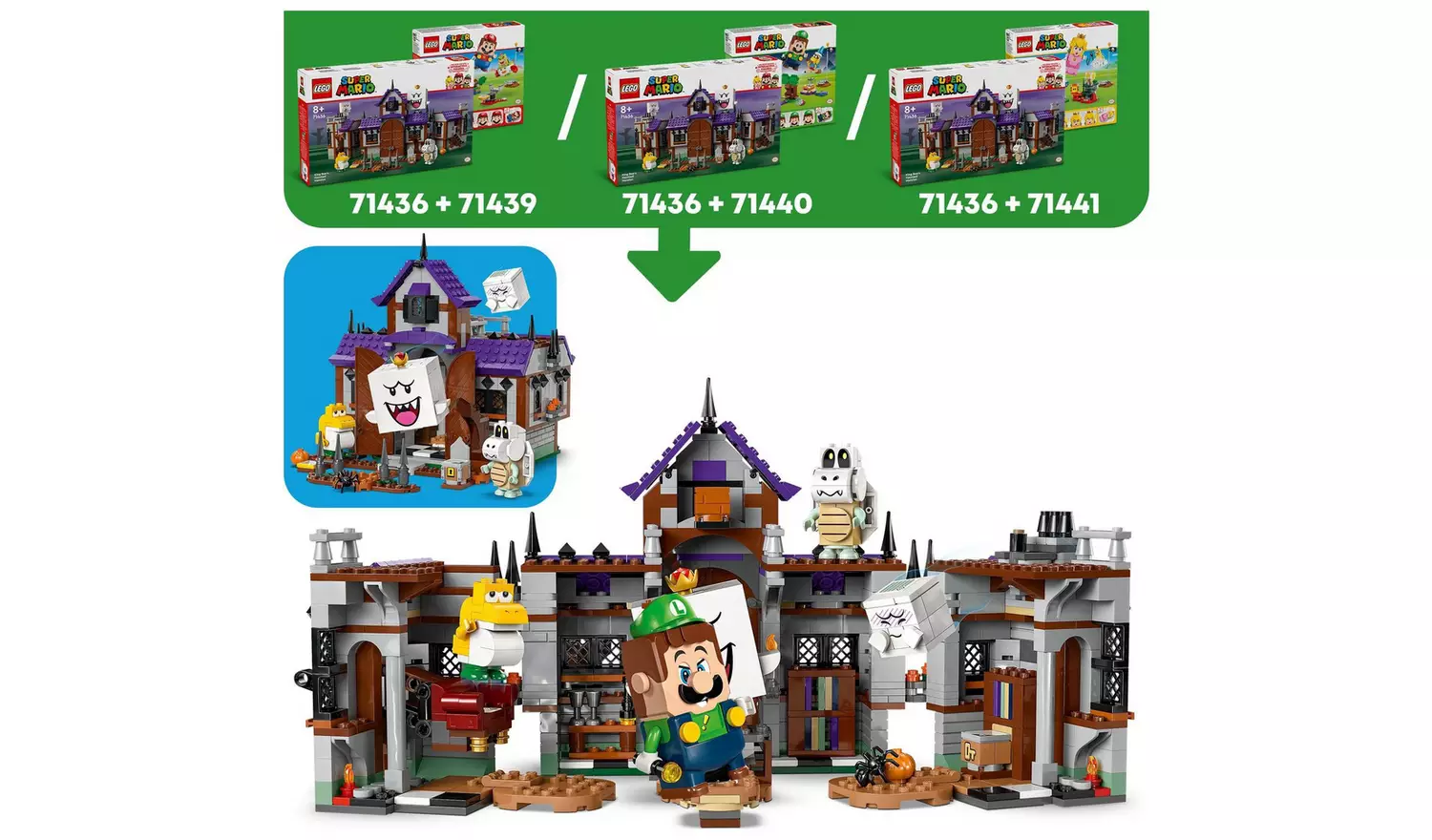 LEGO Super Mario King Boo's Haunted Mansion Set 71436