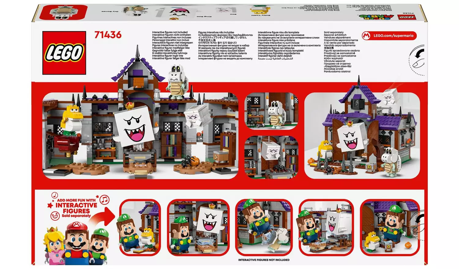 LEGO Super Mario King Boo's Haunted Mansion Set 71436