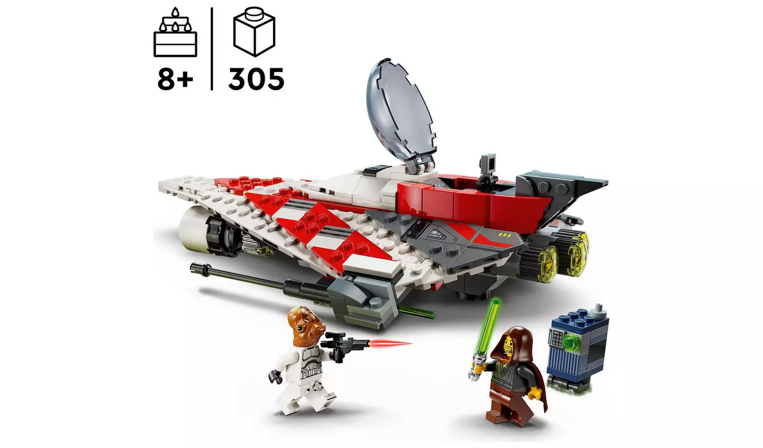 LEGO Star Wars Jedi Bob's Starfighter Building Toy Set 75388
