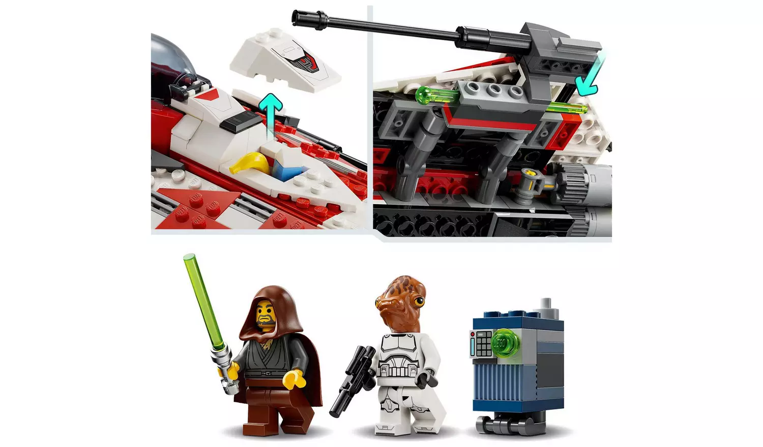 LEGO Star Wars Jedi Bob's Starfighter Building Toy Set 75388