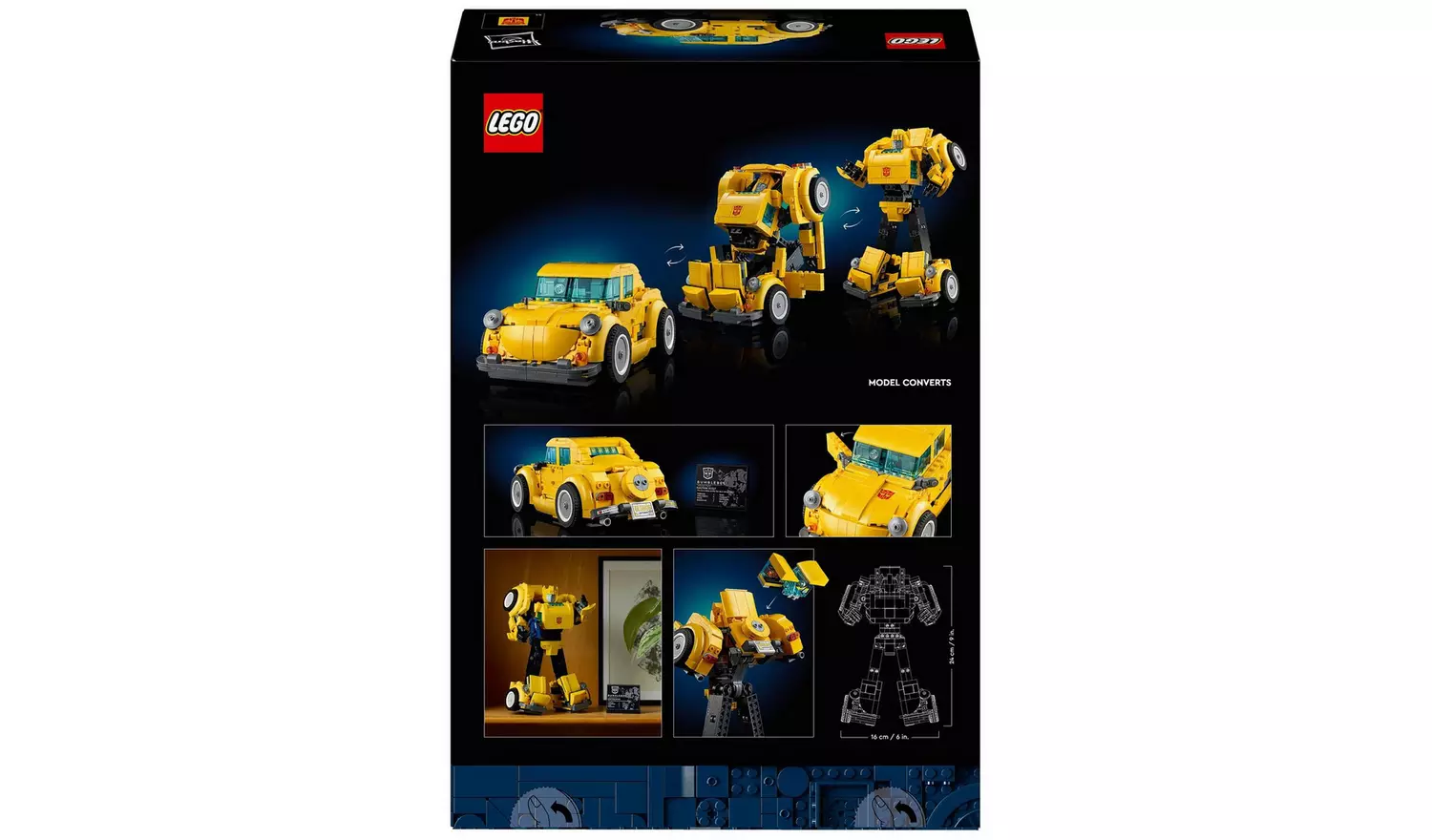 LEGO Icons Transformers Bumblebee Model Set for Adults 10338