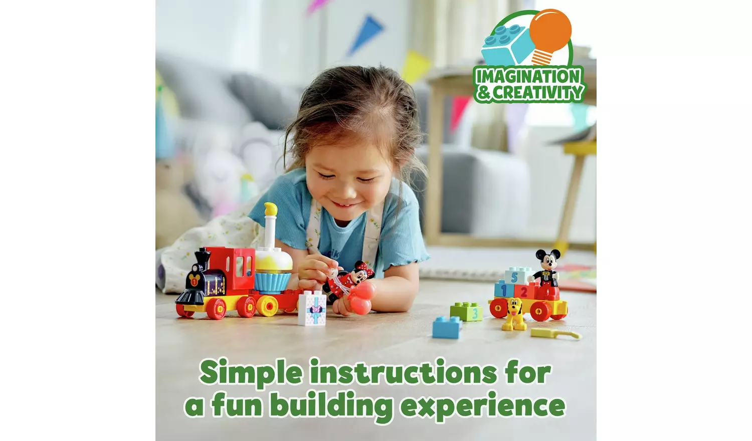 LEGO DUPLO Disney Mickey and Minnie Birthday Train Toy 10941