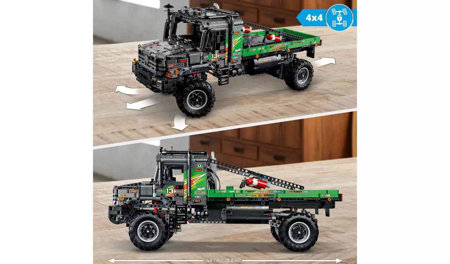 LEGO Technic 4x4 Mercedes-Benz Zetros Trial RC Truck 42129