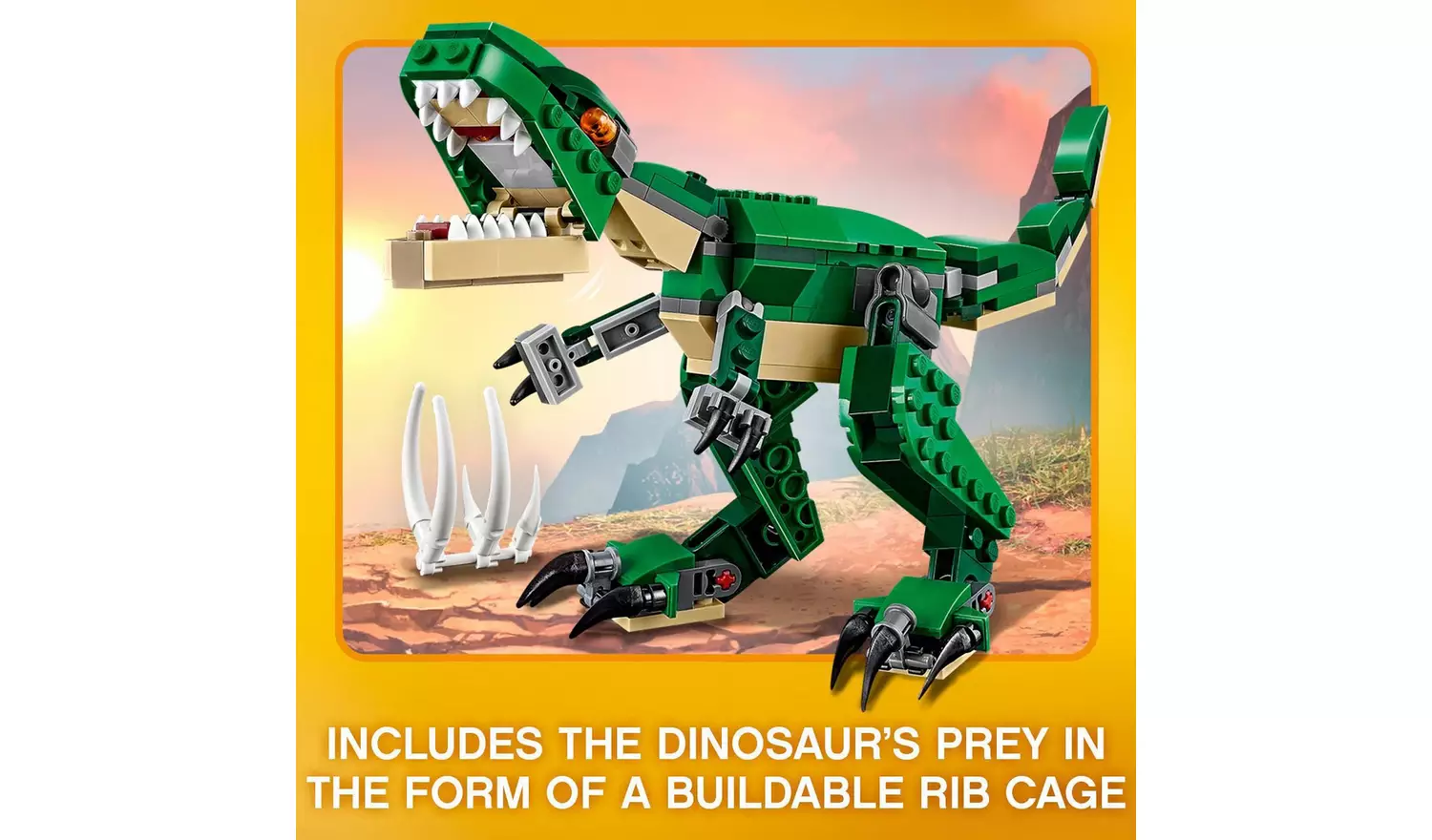 LEGO Creator 3in1 Mighty Dinosaurs Model Building Set 31058
