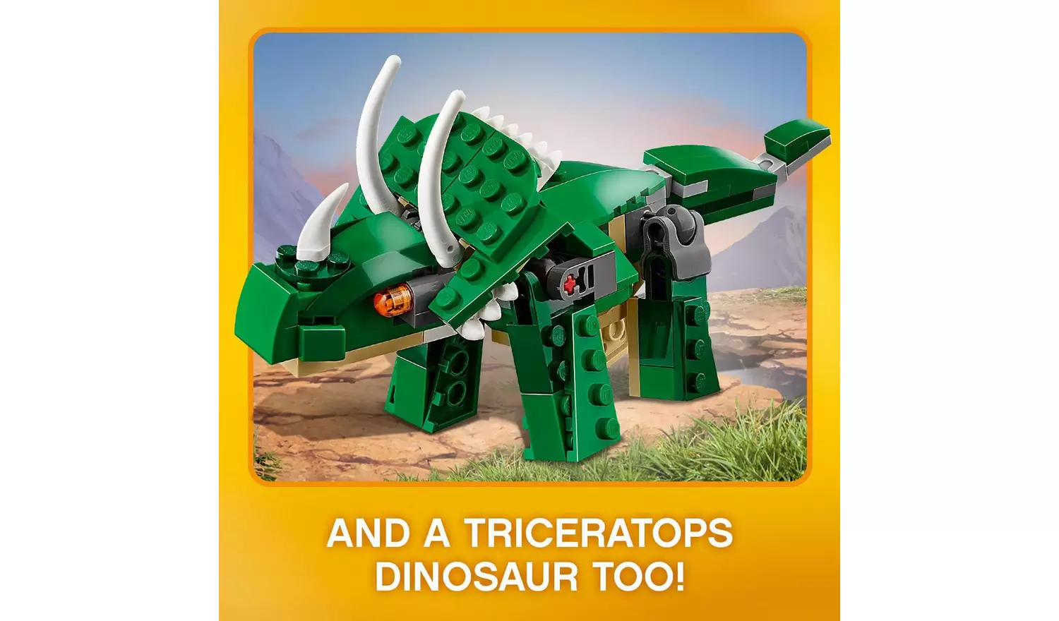 LEGO Creator 3in1 Mighty Dinosaurs Model Building Set 31058