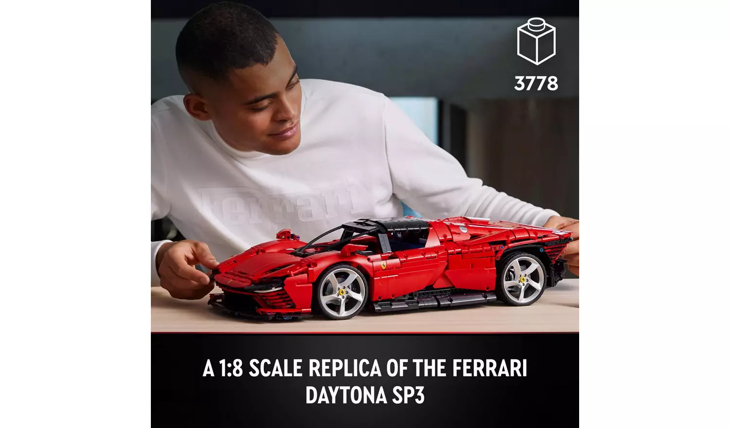 LEGO Technic Ferrari Daytona SP3 Model Race Car Set 42143