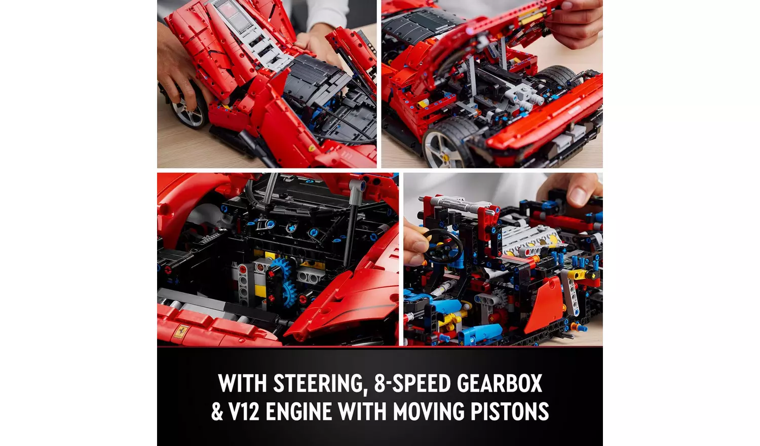 LEGO Technic Ferrari Daytona SP3 Model Race Car Set 42143
