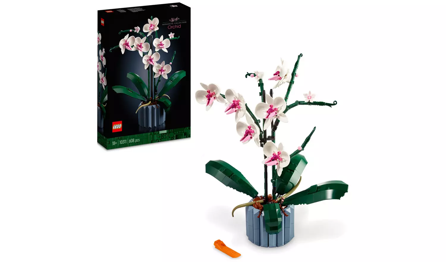 LEGO Icons Orchid Plant & Flowers Set for Adults 10311