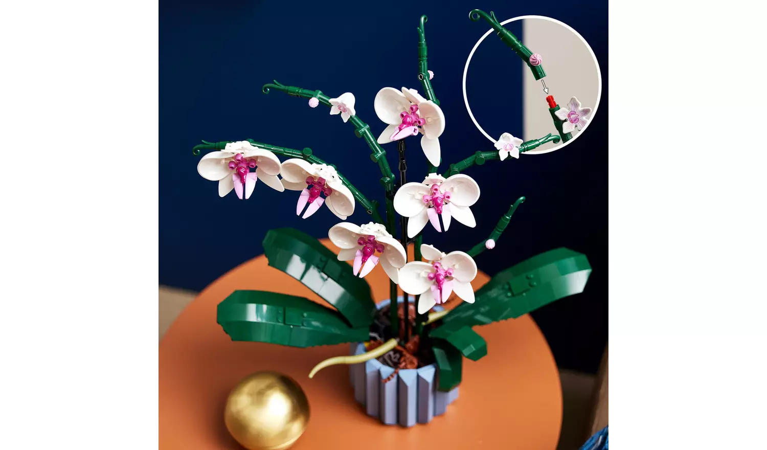 LEGO Icons Orchid Plant & Flowers Set for Adults 10311