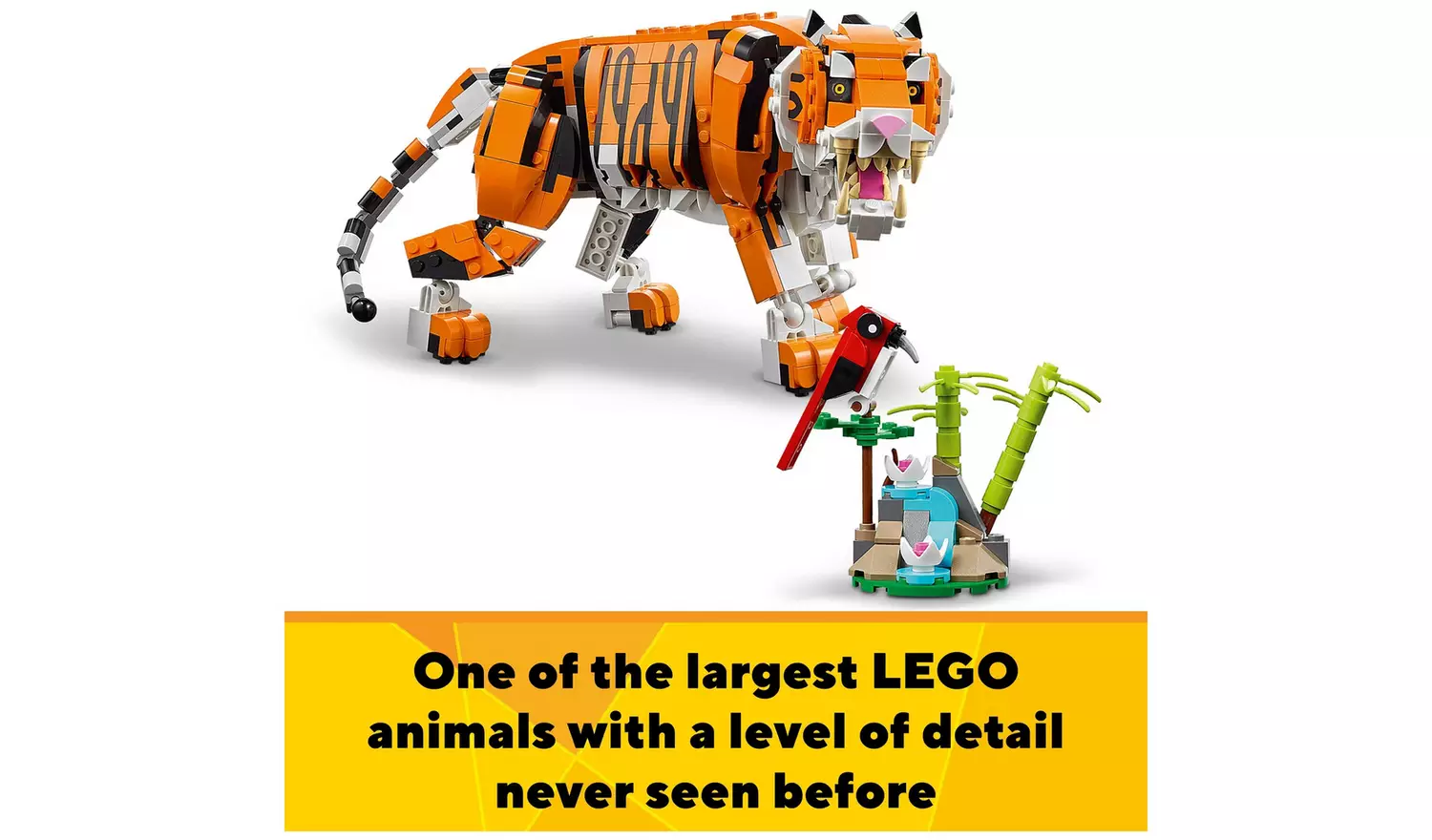 LEGO Creator 3in1 Majestic Tiger Animal Building Toy 31129