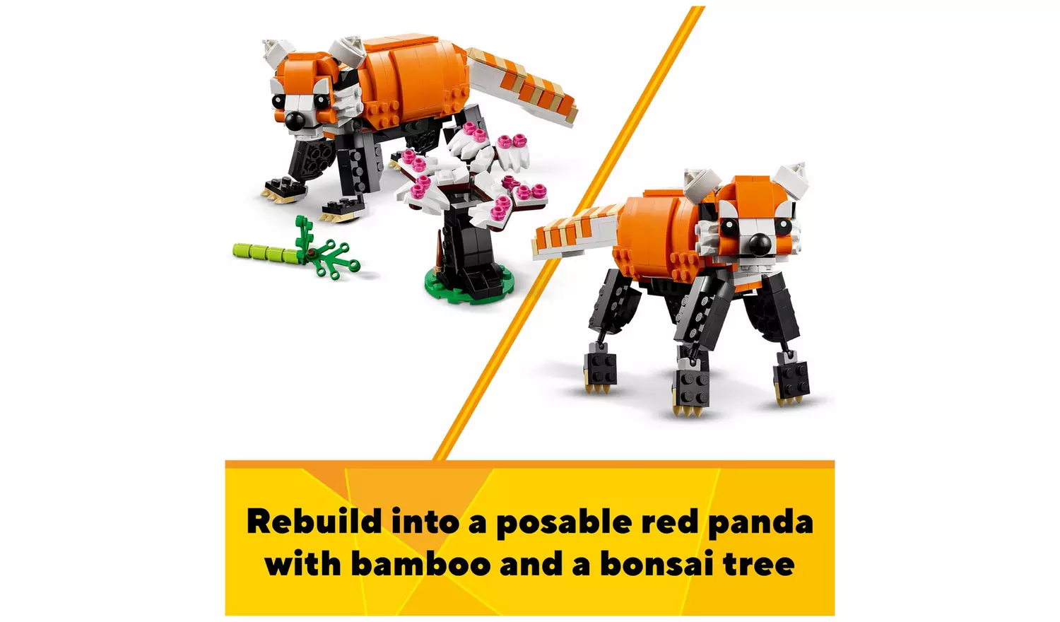 LEGO Creator 3in1 Majestic Tiger Animal Building Toy 31129