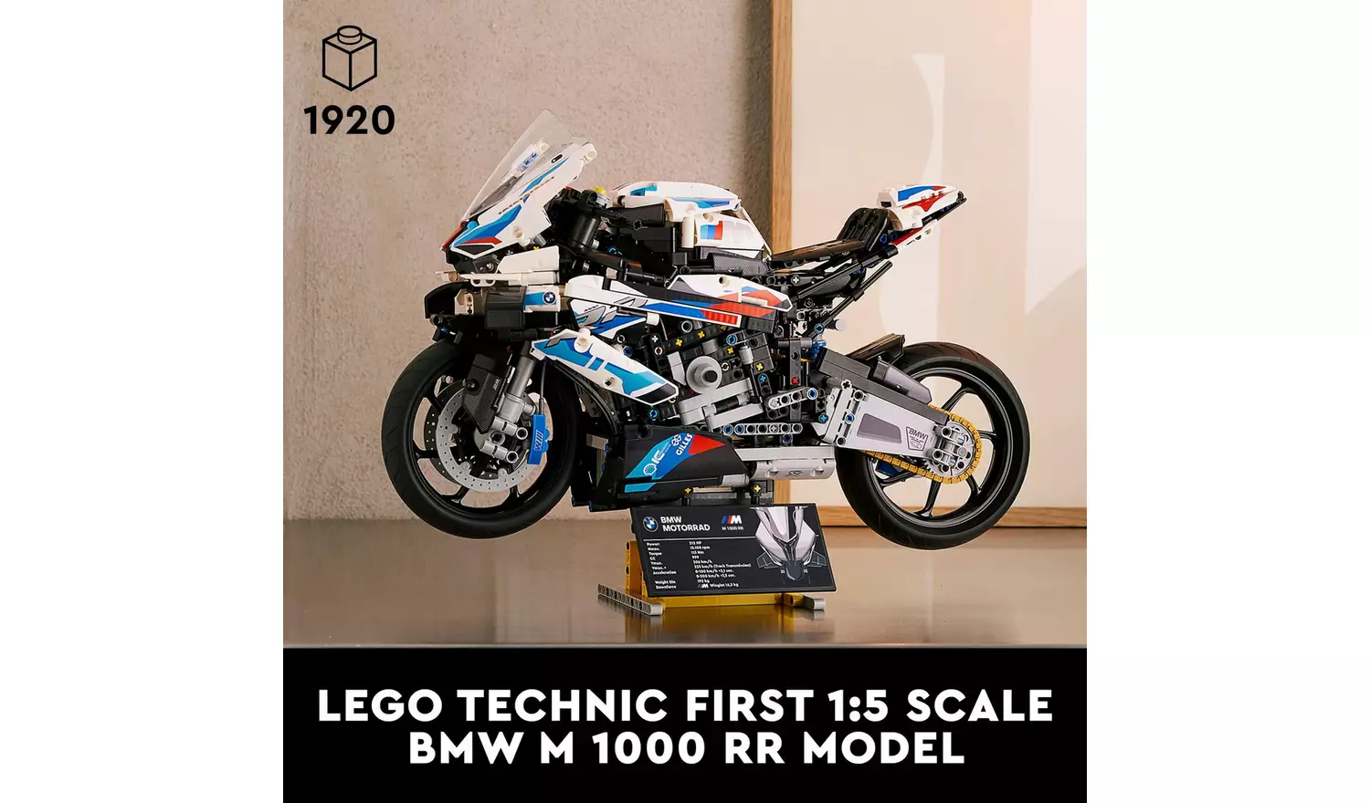 LEGO Technic BMW M 1000 RR Motorbike Model Kit 42130