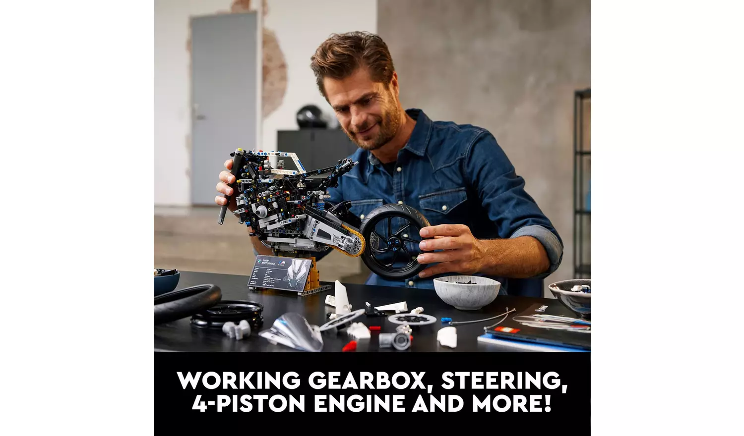 LEGO Technic BMW M 1000 RR Motorbike Model Kit 42130