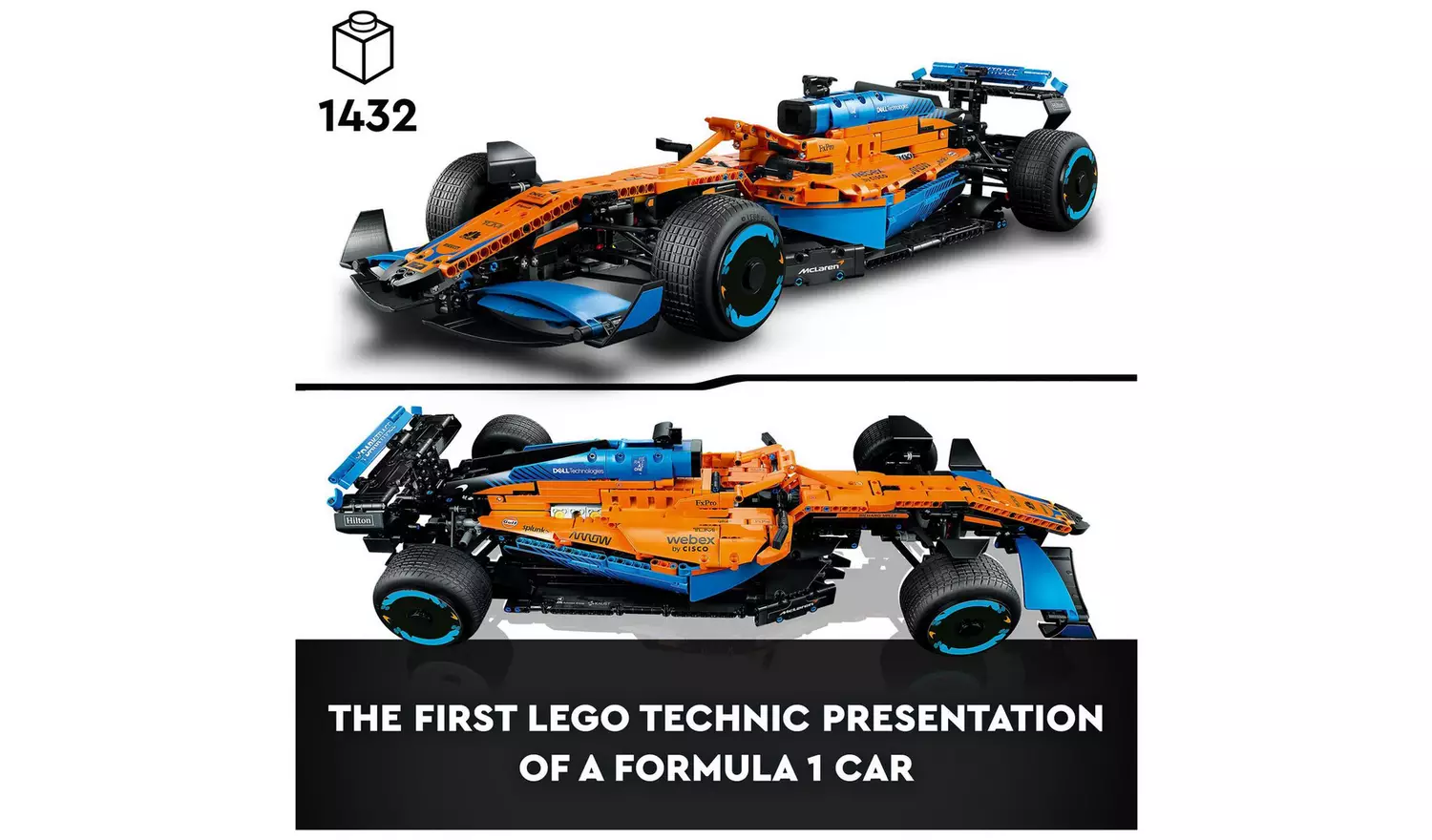 LEGO Technic McLaren Formula 1 2022 Race Car Model Set 42141