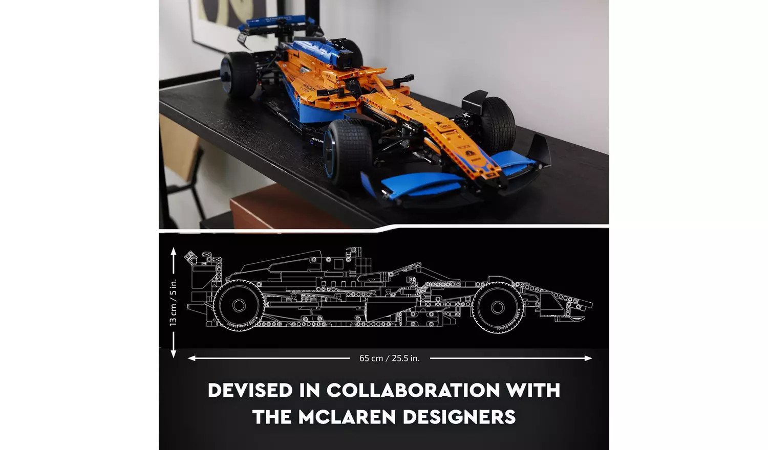 LEGO Technic McLaren Formula 1 2022 Race Car Model Set 42141