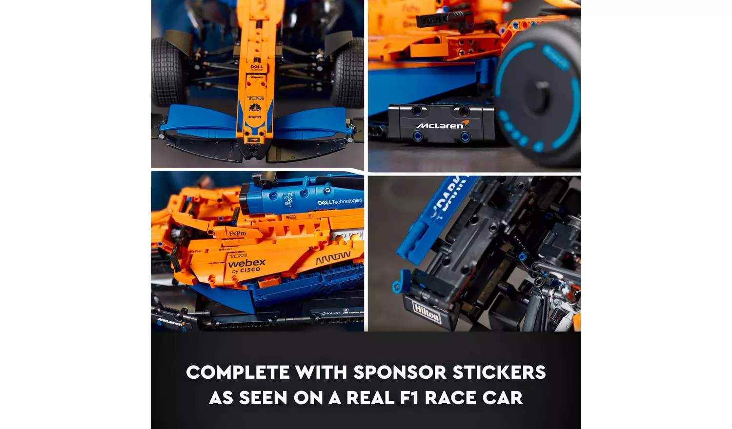 LEGO Technic McLaren Formula 1 2022 Race Car Model Set 42141