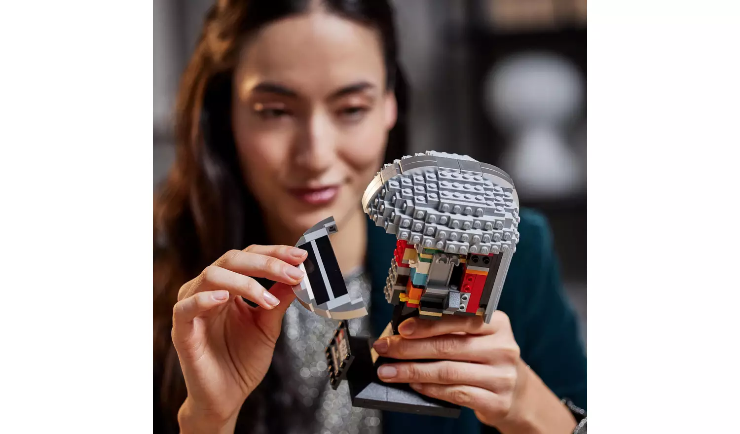 LEGO Star Wars The Mandalorian Helmet Model Adult Set 75328