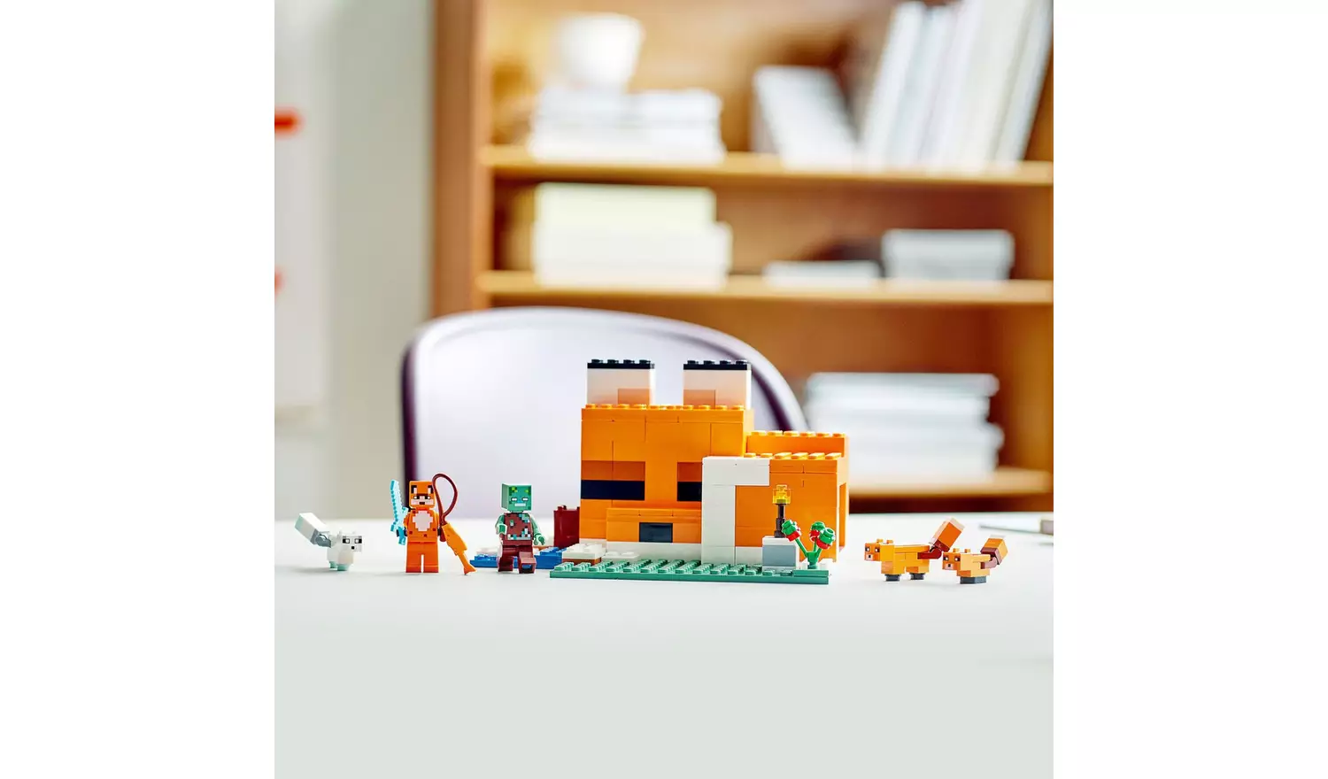 LEGO Minecraft The Fox Lodge House Animals Toy 21178