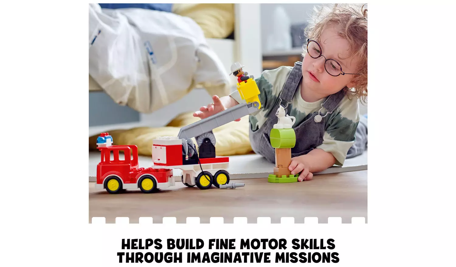 LEGO DUPLO Town Fire Engine Toy for 2 Year Olds 10969