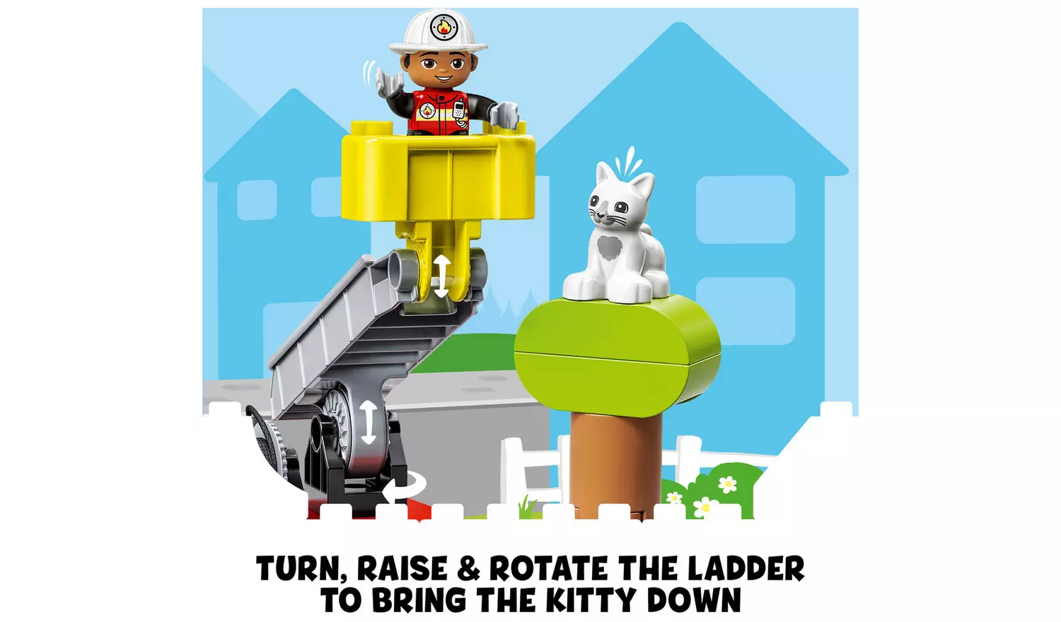 LEGO DUPLO Town Fire Engine Toy for 2 Year Olds 10969