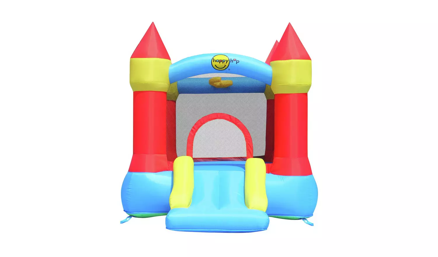 Happy Hop Inflatable Castle Bouncer with Slide and Hoop