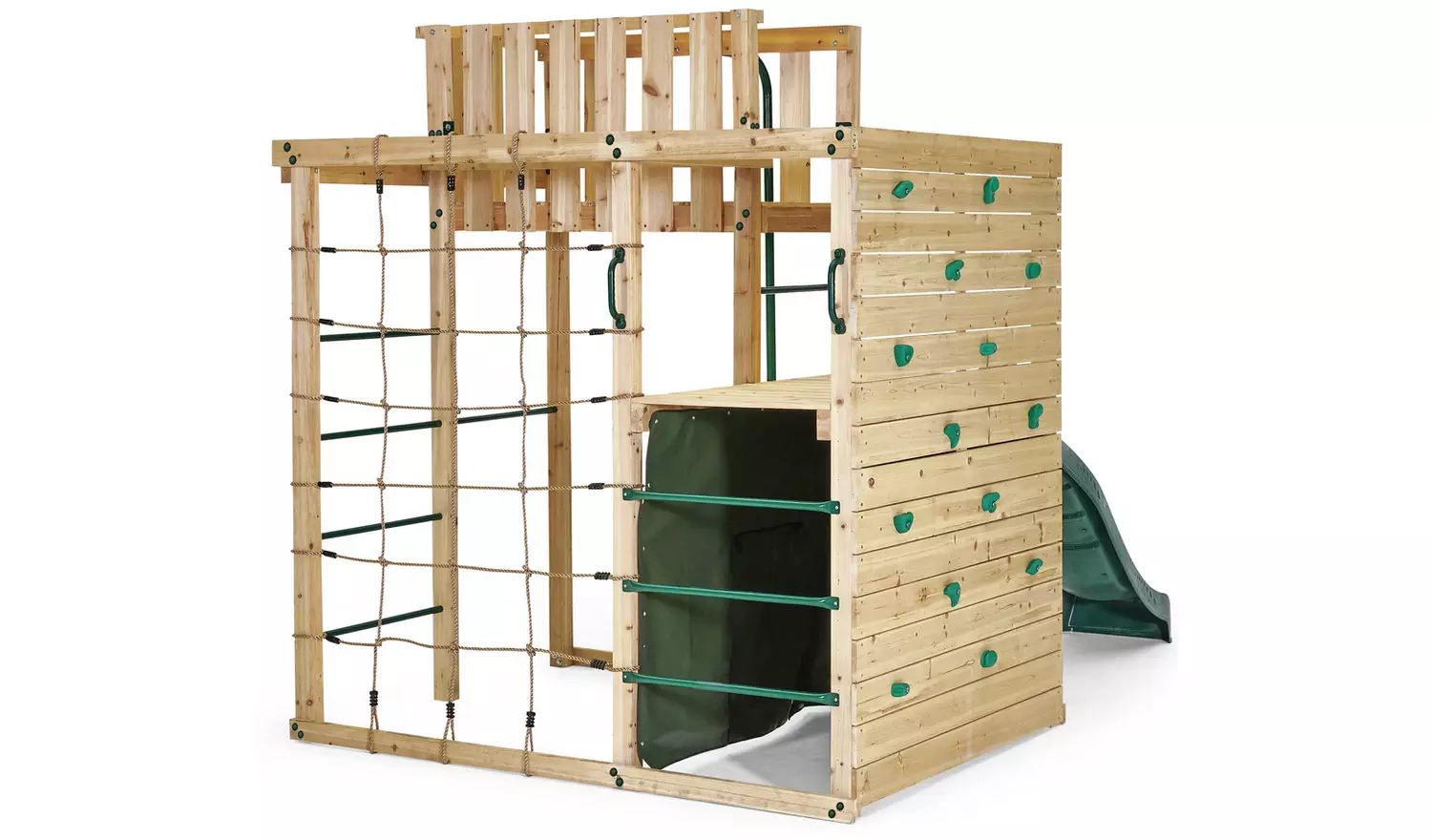 Plum Wooden Climbing Cube - XL