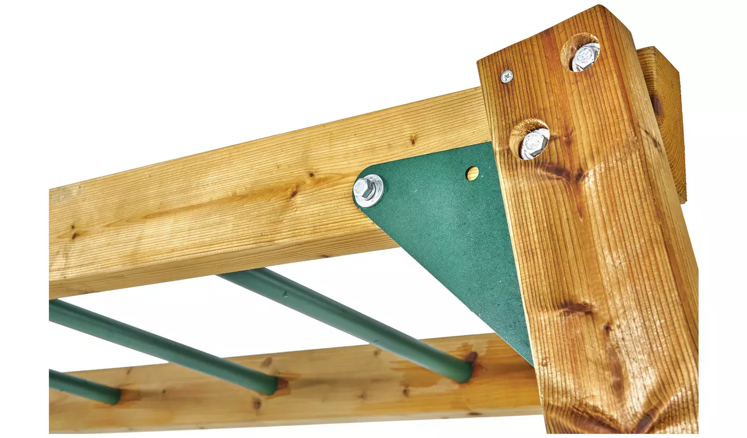 Plum Wooden Free Standing Monkey Bars