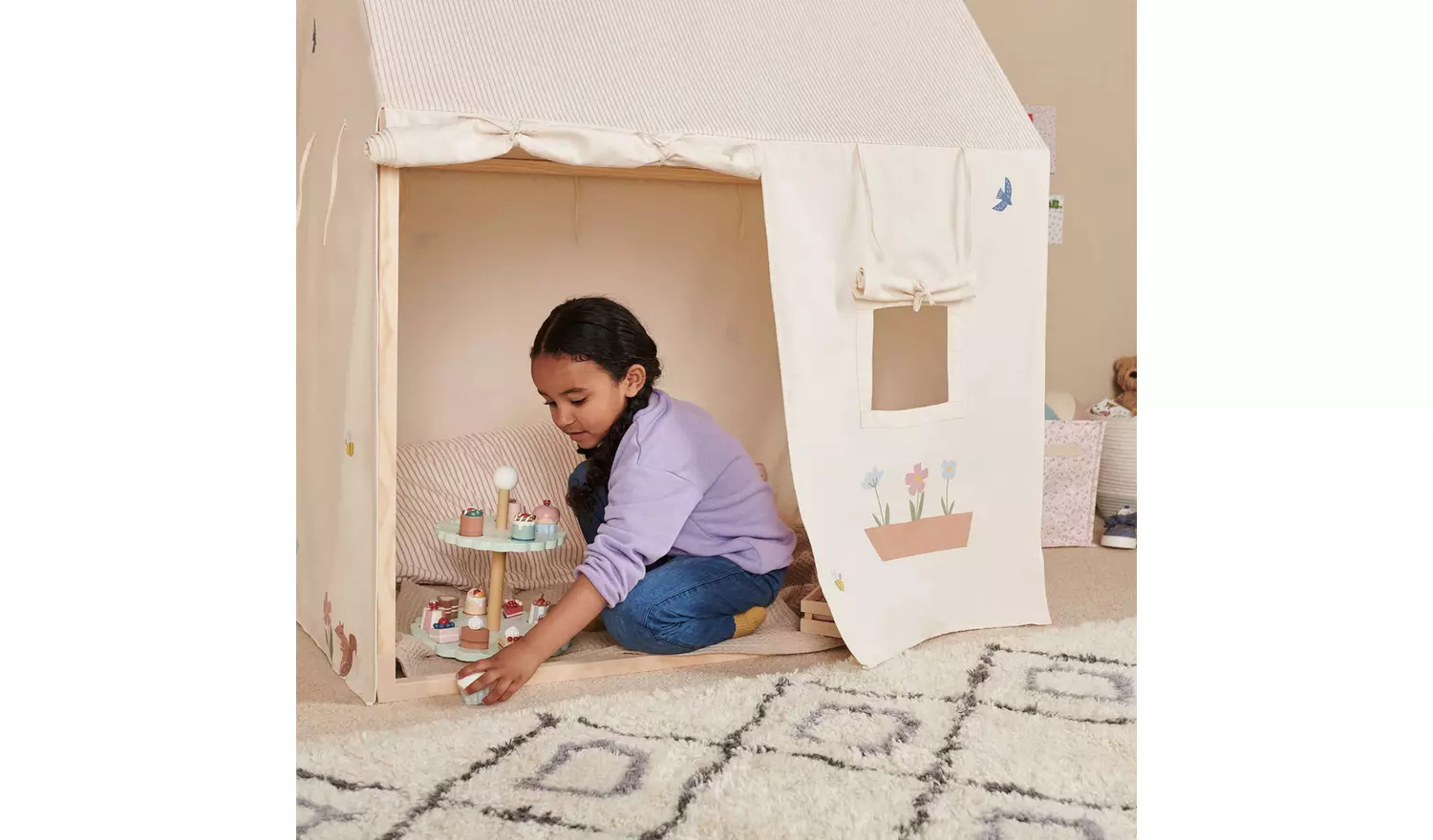 Great Little Trading Company Kids Play Tent - Natural