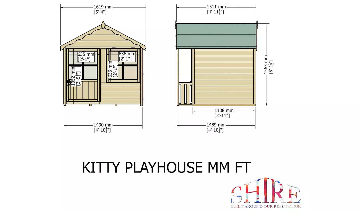 Shire Kitty Kids Playhouse