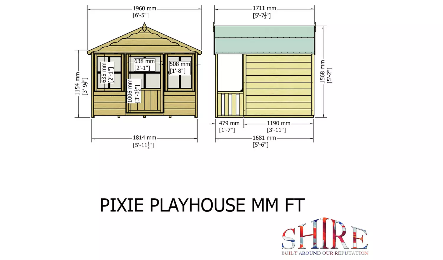 Shire Pixie Playhouse