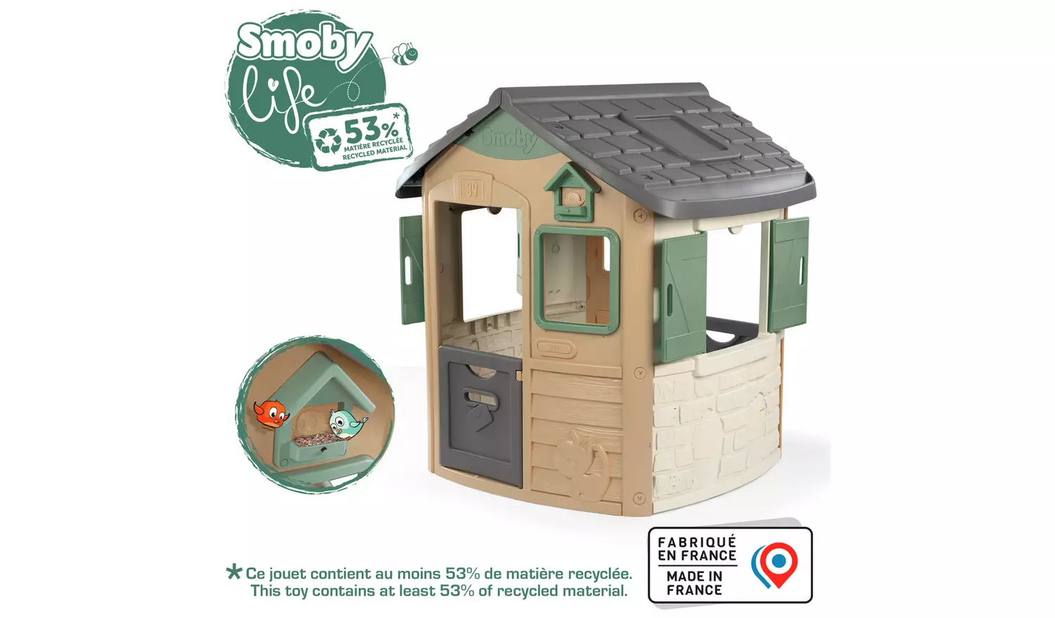 Smoby Jura Lodge Playhouse - Green