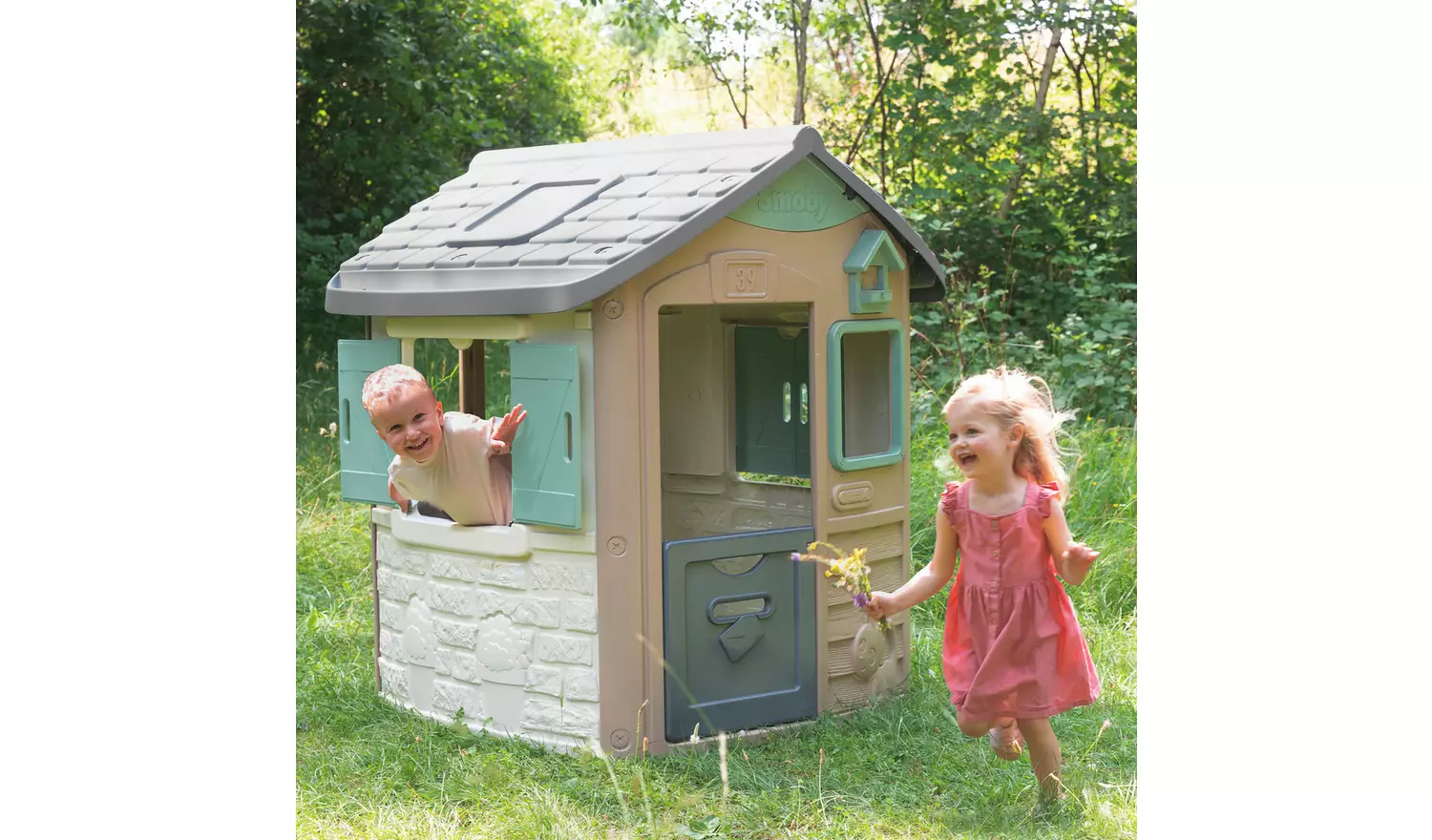 Smoby Jura Lodge Playhouse - Green