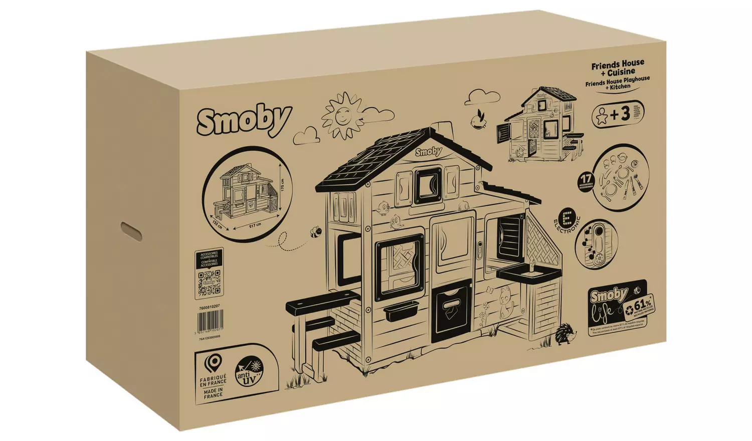 Smoby Neo Friends Play House and Kitchen
