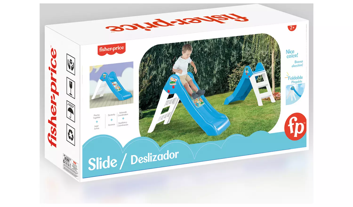 Dolu Fisher Price 3ft Toddler Slide -Blue