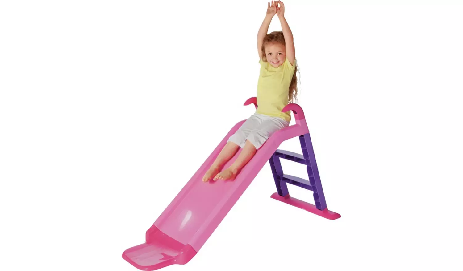 Chad Valley 4ft Kids Garden Slide - Pink